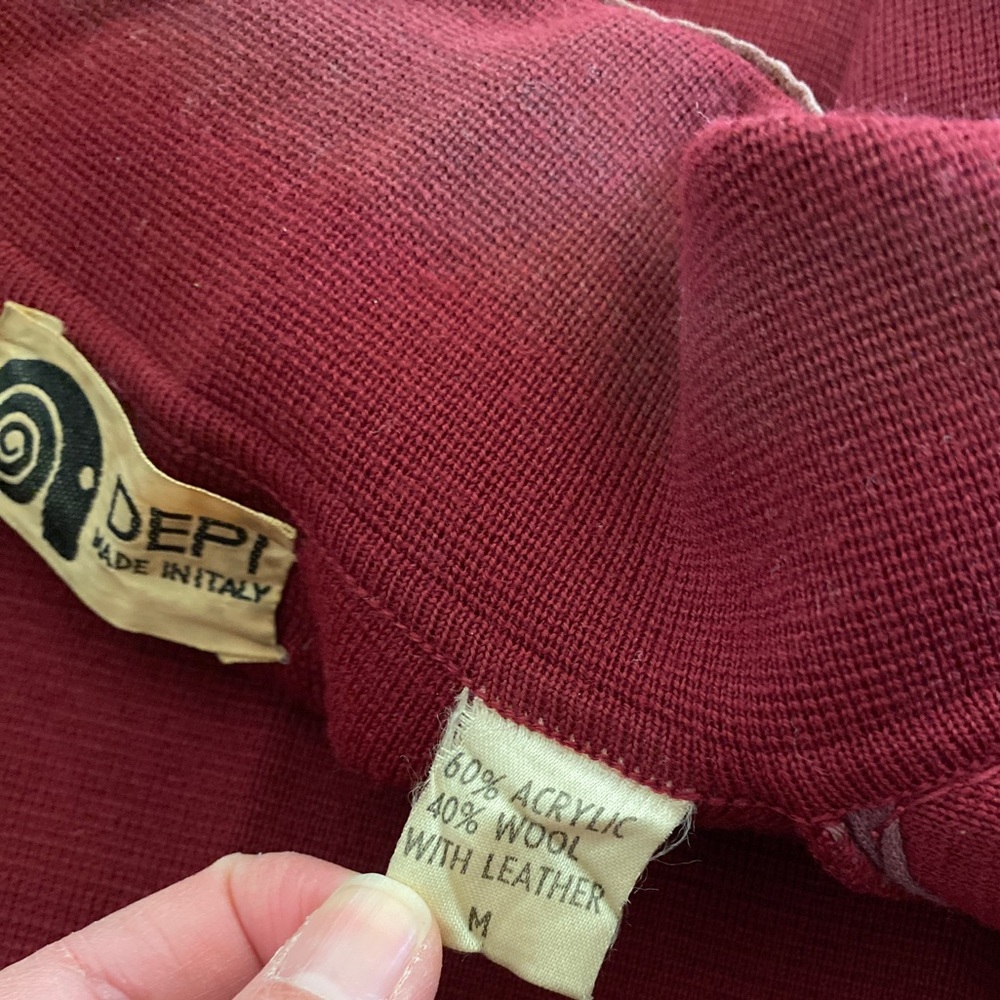 VINTAGE 1970s Jacket Made in Italy Wool Blend - Picture 6 of 8